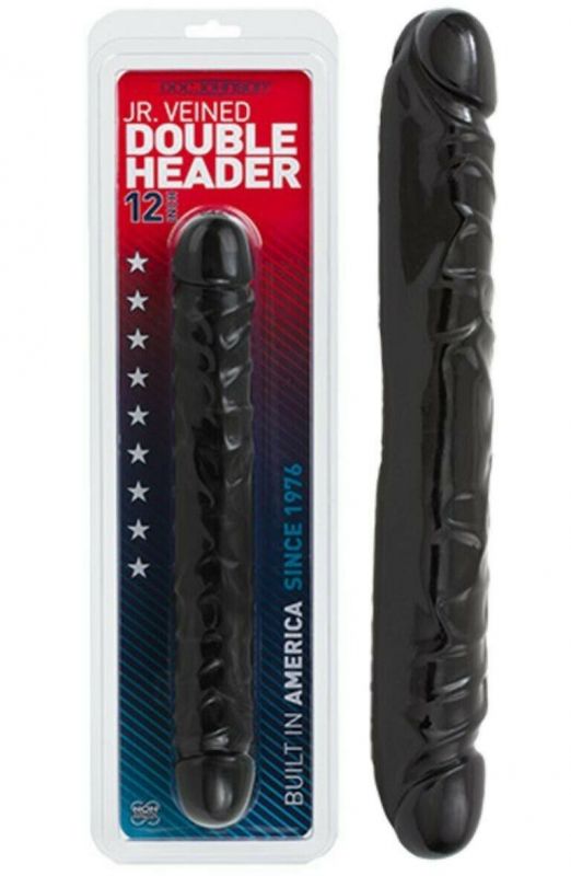Fallo doppio jr. Veined double header da 30 cm nero