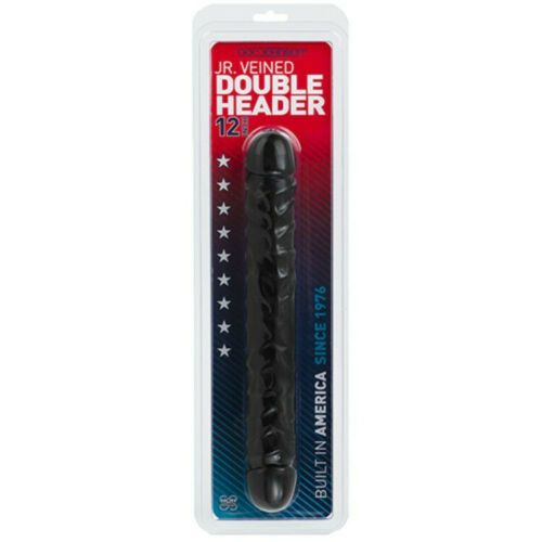 Fallo doppio jr. Veined double header da 30 cm nero