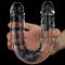 Dildo doppio trasparente da 30 cm