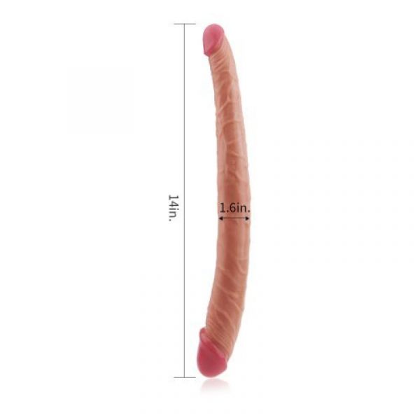 Fallo doppio realistico da 35 cm
