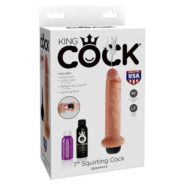 Fallo eiaculante realistico squirting king cock 18 cm