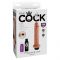 Fallo eiaculante realistico squirting king cock 18 cm