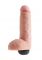 Fallo realistico eiaculante con testicoli king cock da 20 cm