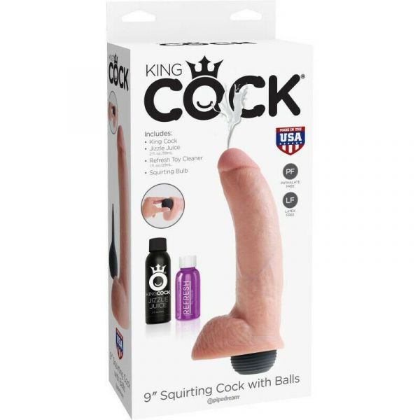 Fallo super realistico eiaculante da 23 cm king cock