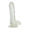 Dildo maxi trasparente in jelly da 28 cm