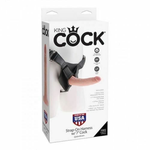 Fallo realistico strapon king cock harness da 18 cm
