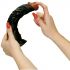 Fallo nero realistico con ventosa da 23 cm lover