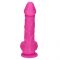 Dildo rosa in silicone Berry ReaL Safe da 23 cm