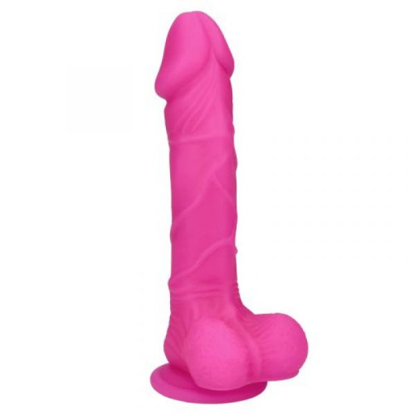 Dildo rosa in silicone Berry ReaL Safe da 23 cm