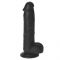 Brush Fallo nero realistico in silicone