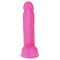 Brush Pene rosa realistico in silicone