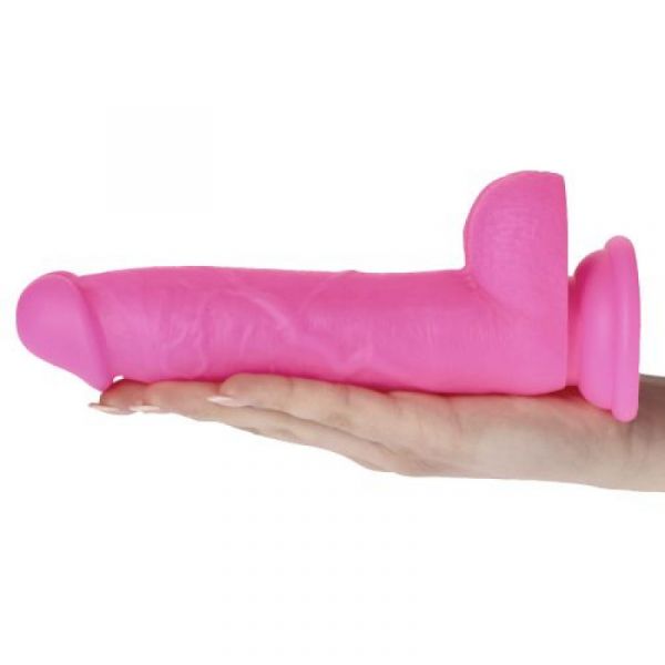 Brush Pene rosa realistico in silicone