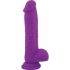 Brush Dildo viola realistico in silicone