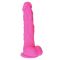 Long Stocky Pere rosa realistico in silicone