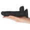Rod Large Fallo flessibile in silicone da 18 cm Nero