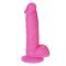 Rod Large Fallo flessibile in silicone da 18 cm Rosa