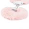 Manette in metallo e pelliccia rosa