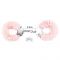 Manette in metallo e pelliccia rosa