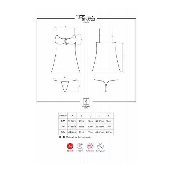 Floweria chemise e string