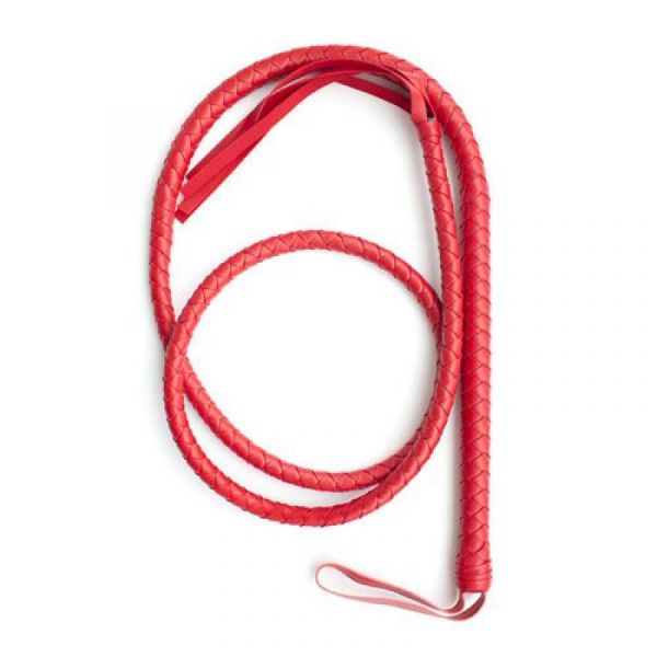 Frusta in ecopelle indy flog rossa