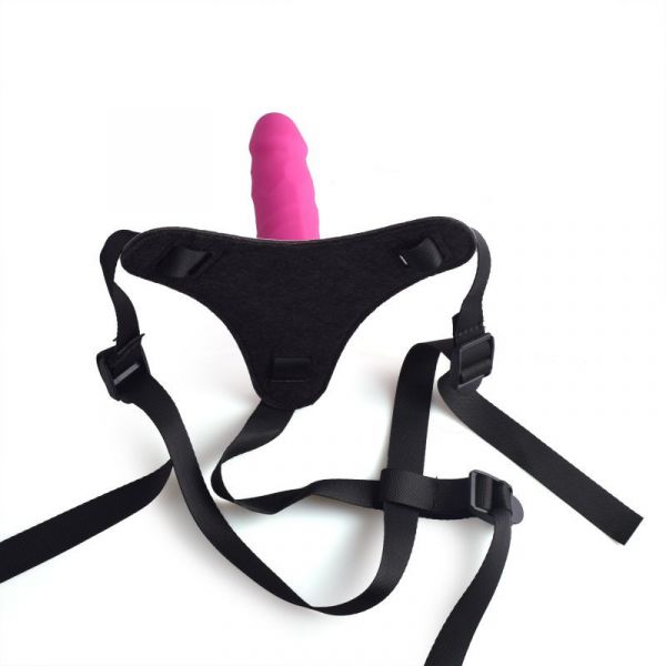Strapon con fallo realistico rosa per donna