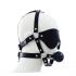 Imbracatura per viso con maschera per occhi e morso