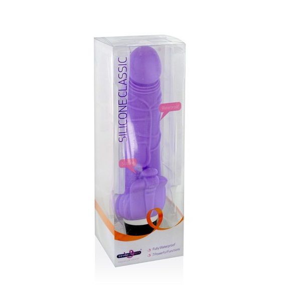 Vibratore classico in silicone vaginale e clitoride