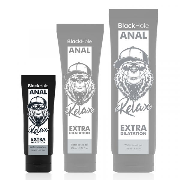 Black hole gel base acqua dilatazione anale 70 ml