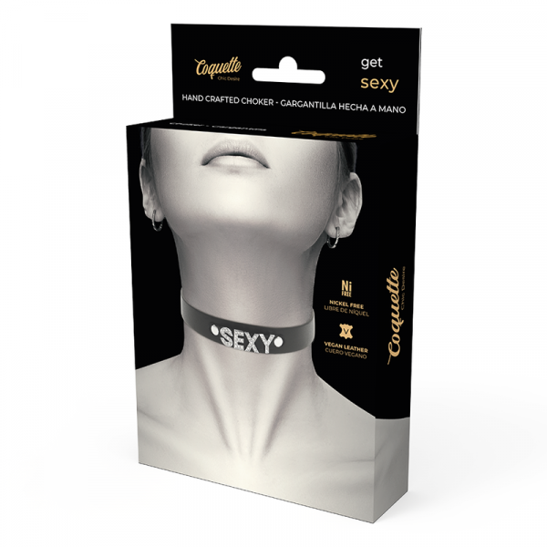 Collana Choker in pelle vegan