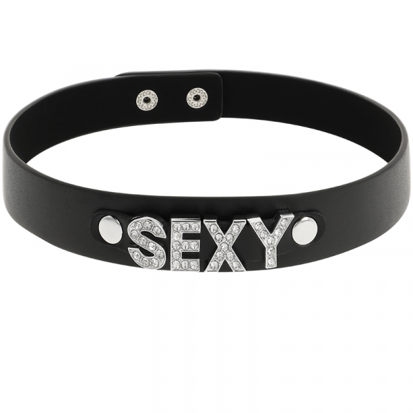 Collana Choker in pelle vegan