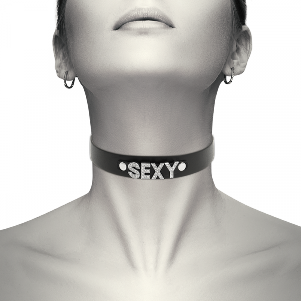 Collana Choker in pelle vegan