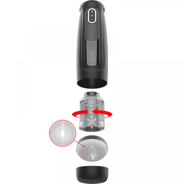 Masturbatore maschile Tornado rotante 360*