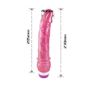 Vibratore realistico Linex Rojo