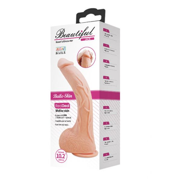 Jack dildo realistico morbido da 27 cm