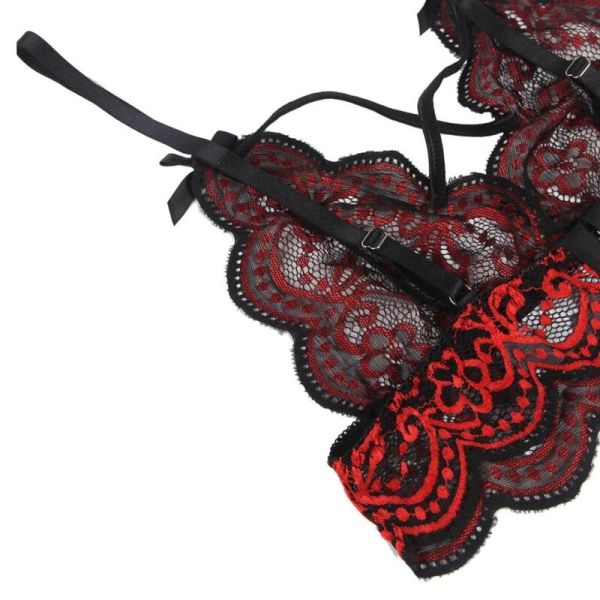 Completo 2 pz in pizzo e pantalone