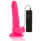 Diversia dildo vibrante flessibile 18 cm - rosa