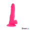 Diversia dildo vibrante flessibile 18 cm - rosa