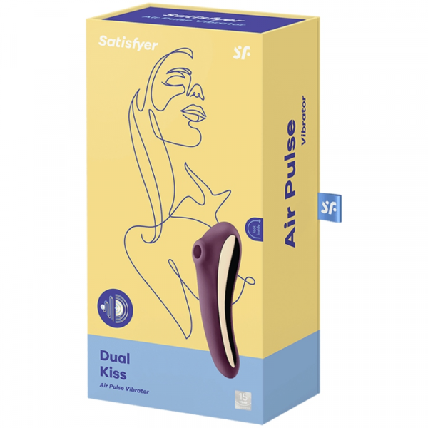 Satisfyer Dual Kiss: vibratore a impulsi d'aria a doppia faccia