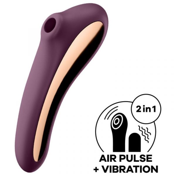 Satisfyer Dual Kiss: vibratore a impulsi d'aria a doppia faccia