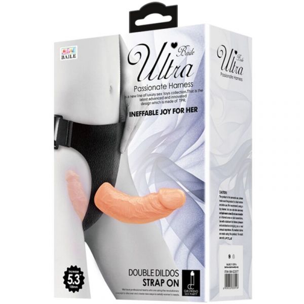 Baile imbracatura ultra passionata con doppio dildo strapon