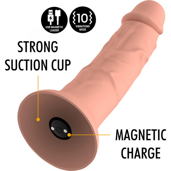 Vibratore a ventosa in silicone premium da 18 cm