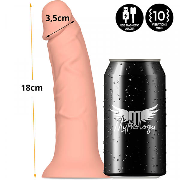 Vibratore a ventosa in silicone premium da 18 cm