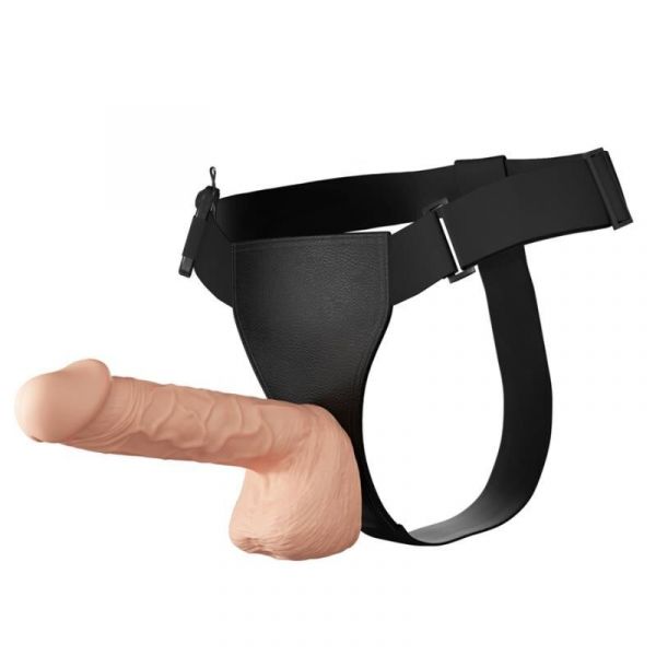 Vibratore morbido strapon per donna
