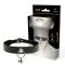 Collana in pelle vegana accessorio donna sonaglio/cerchio