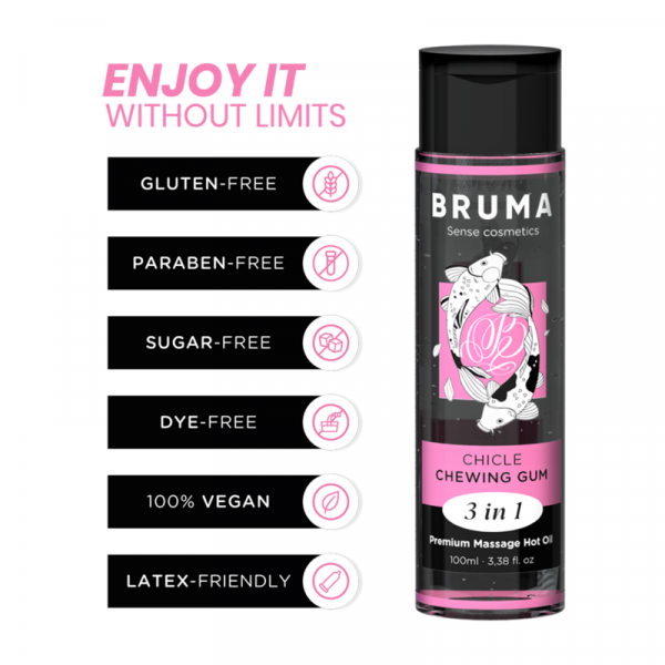 Olio da massaggio Bruma 3 in 1 Gomma