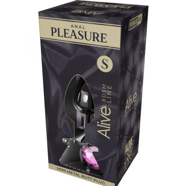 Mini Plug Anal Metal Rosa S