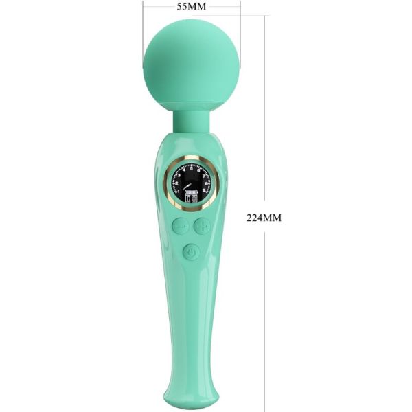 Vibratore a bacchetta verde skyler