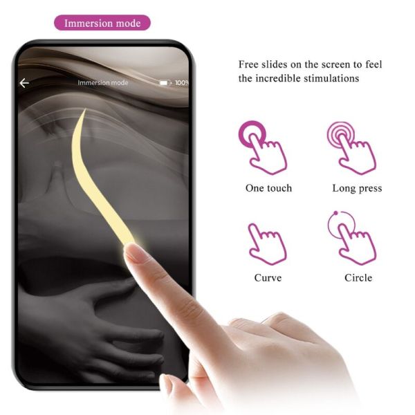 Ninfa Uovo vibrante controllato con APP
