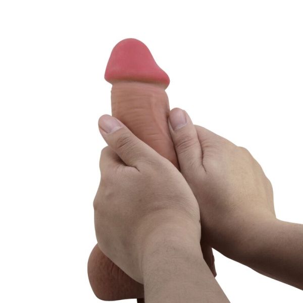 Dildo realistico Sliding Skin Series con ventosa