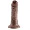 Dildo di gomma da 17 cm